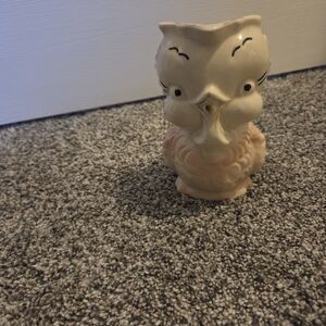 1940s-50s Shawnee Pitcher Creamer Pottery Gold Trim Vintage